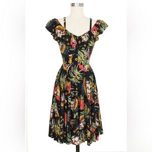 Trashy Diva Pirate Treasure Hollywood Circle Dress Size 6 Brand New